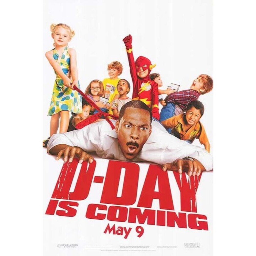 2003 Daddy Day Care ORIGINAL Advance One-Sided Movie Poster 'D-Day' 11x17 inch